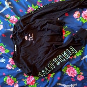 California crop long sleeve